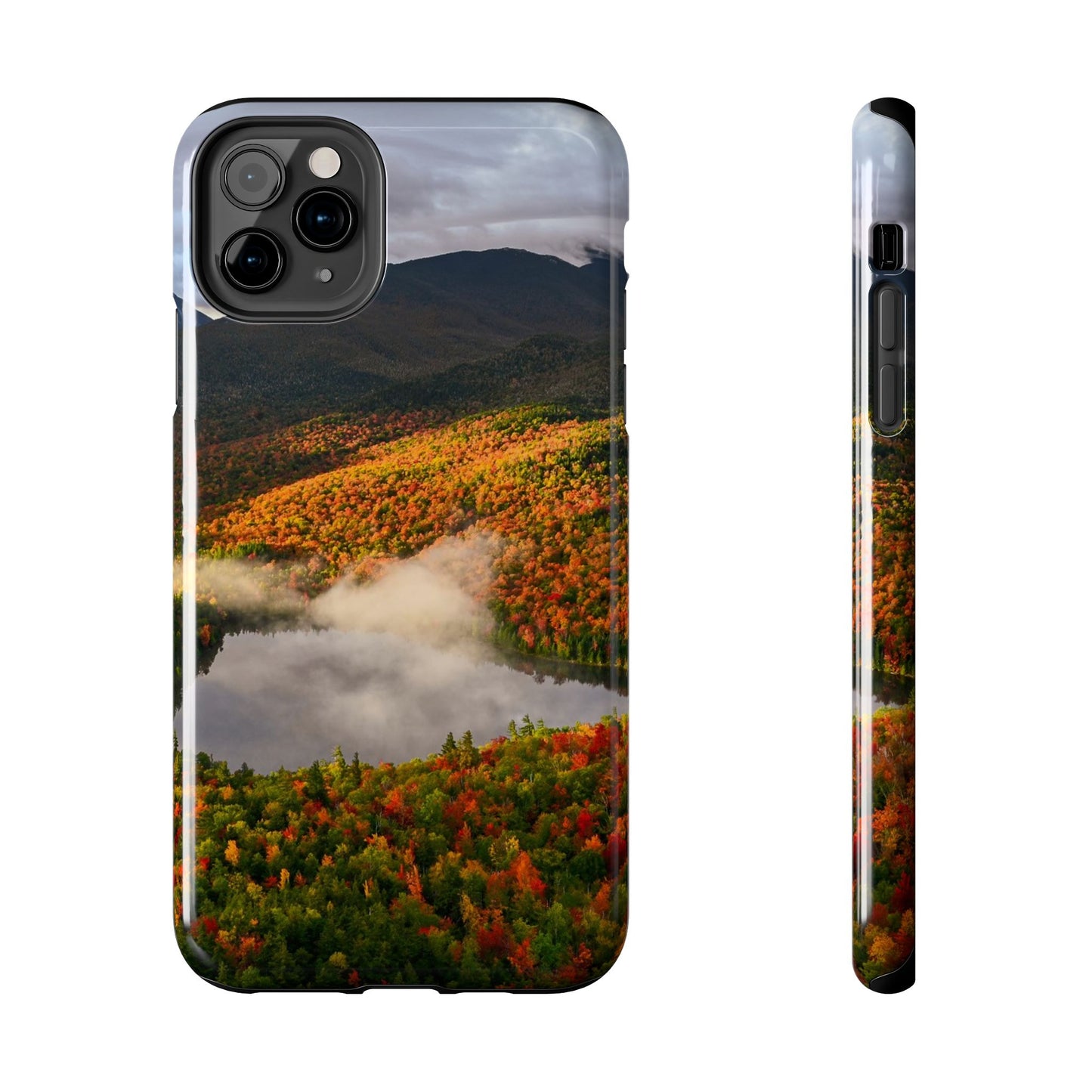 Impact Resistant Phone Case - Heart Lake Autumn