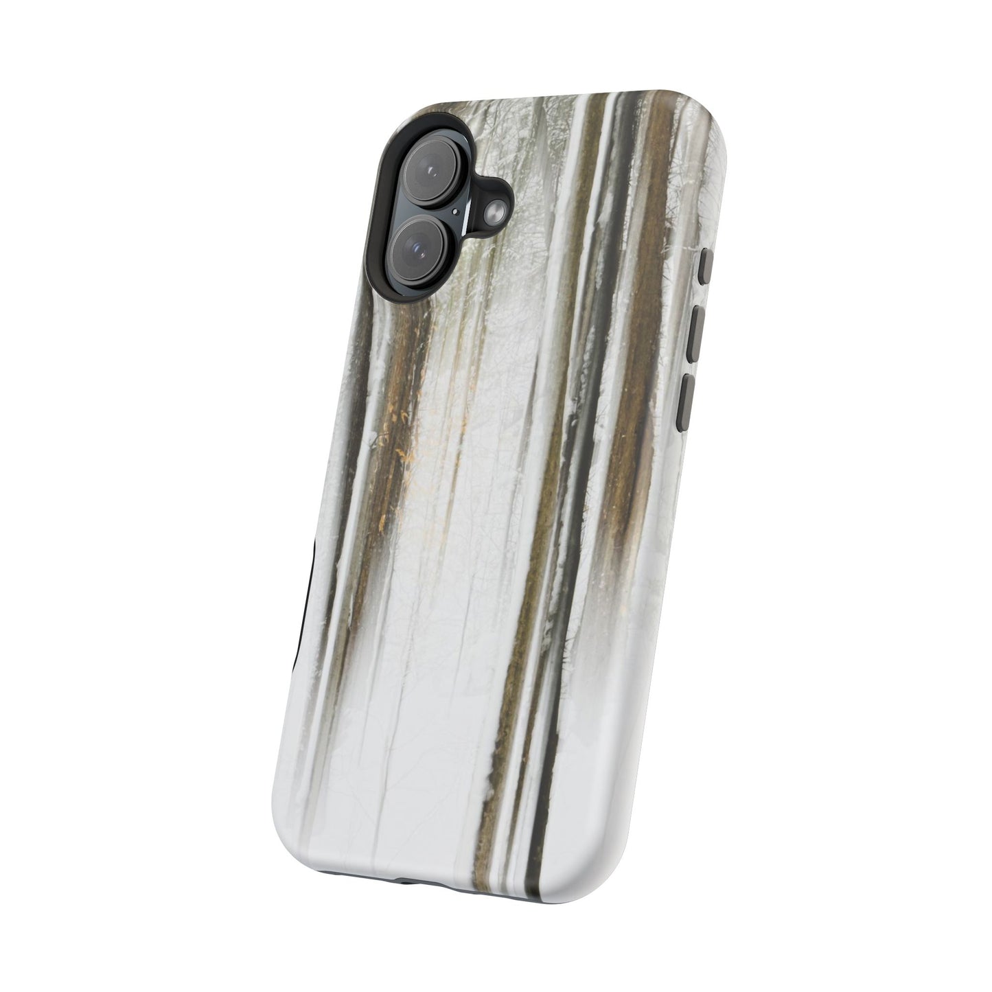 MagSafe Impact Resistant Phone Case - Abstract Winter Woods