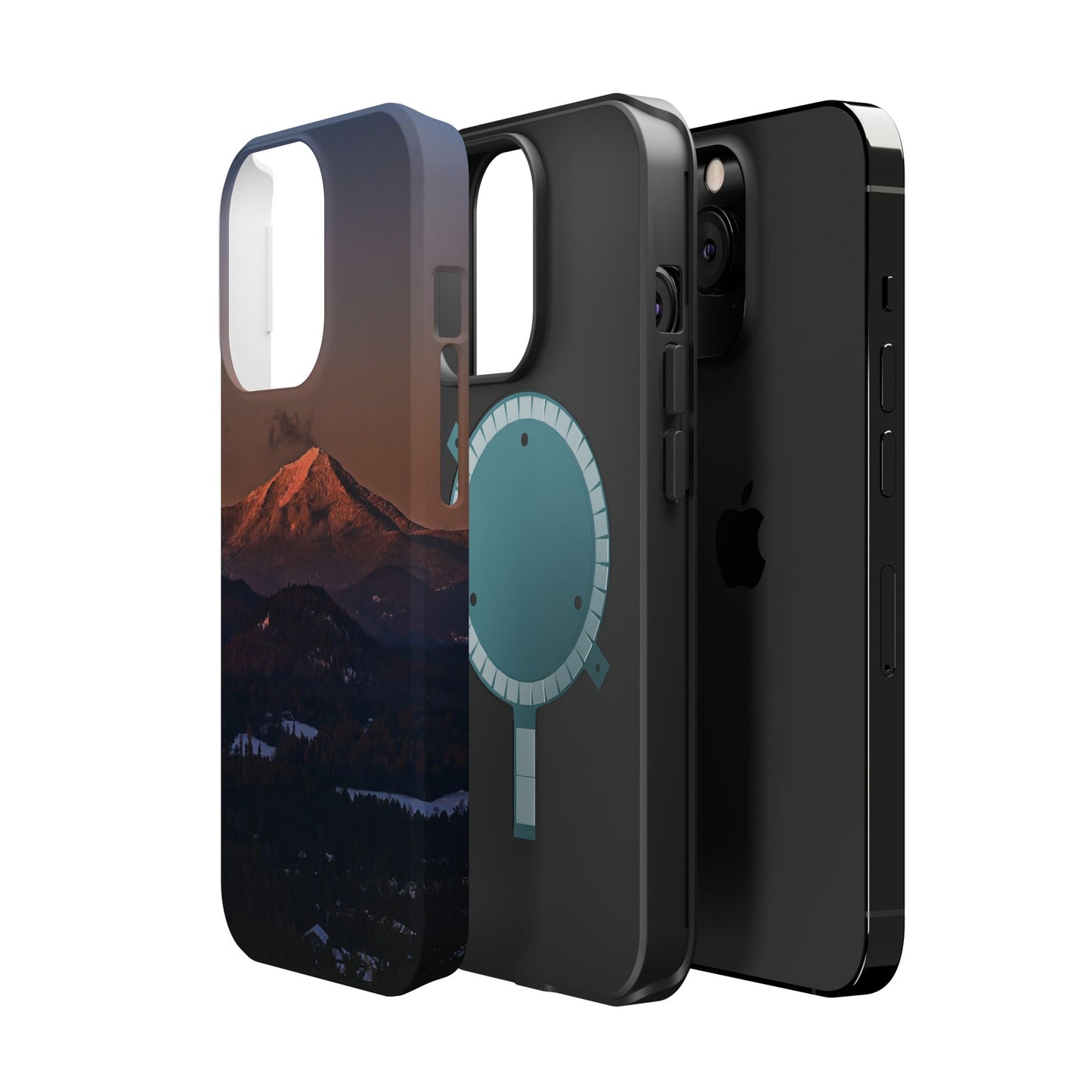 MagSafe Impact Resistant Phone Case - Sundown in a Mountain Town