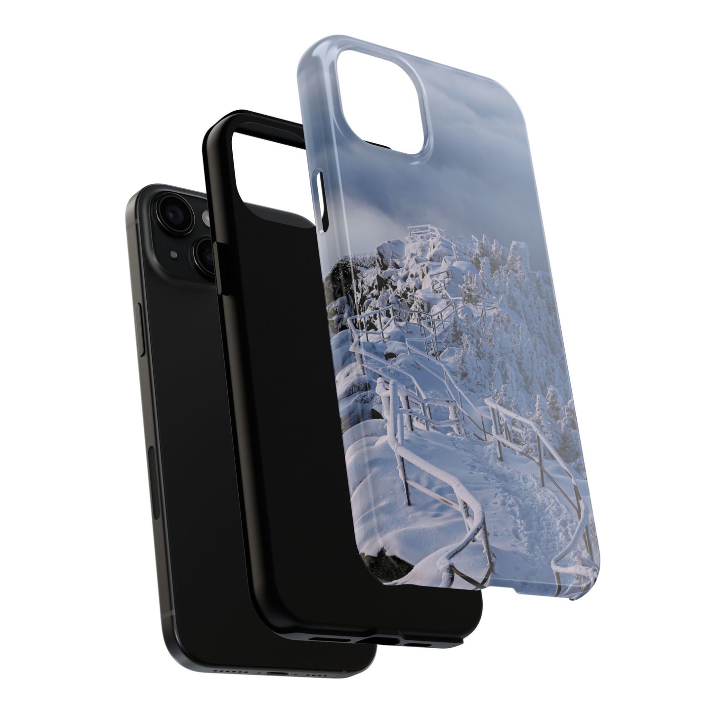 Impact Resistant Phone Case - Whiteface Castle in the Clouds