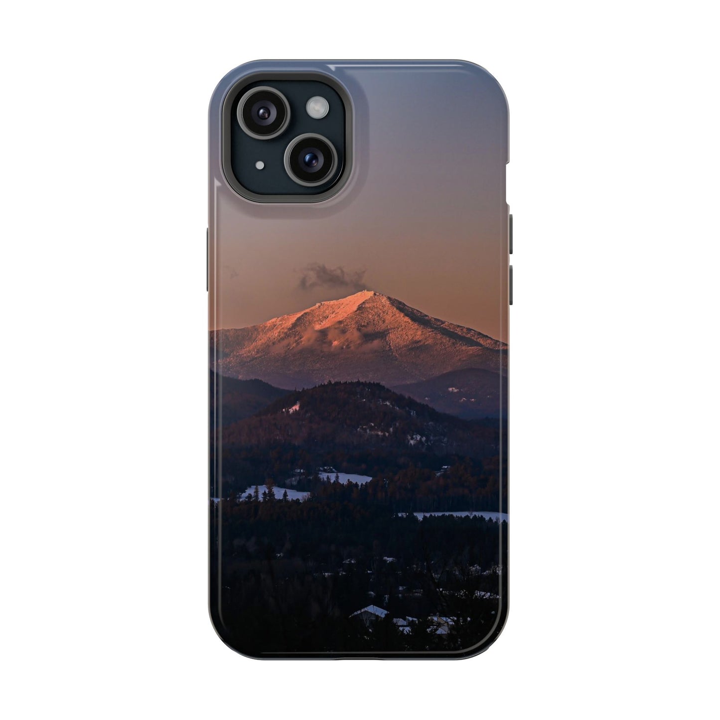 MagSafe Impact Resistant Phone Case - Sundown in a Mountain Town