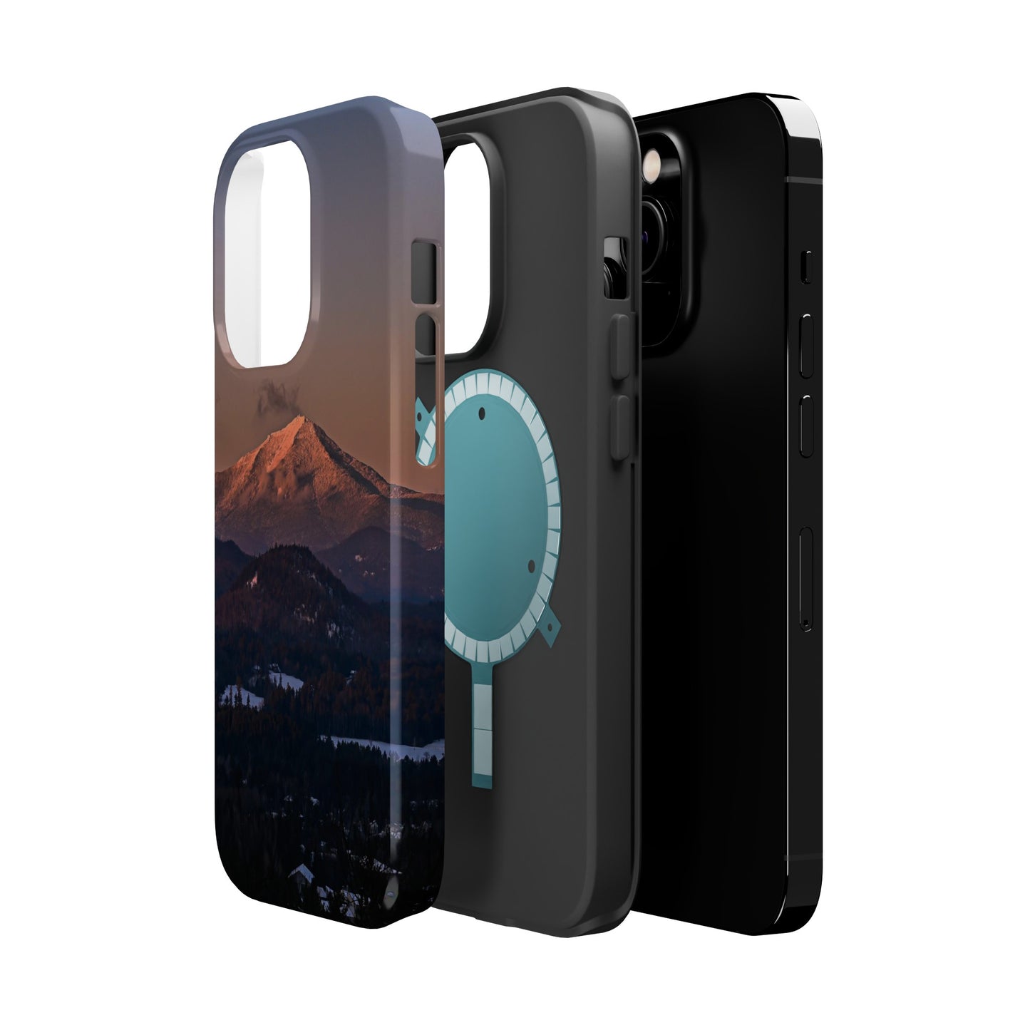 MagSafe Impact Resistant Phone Case - Sundown in a Mountain Town