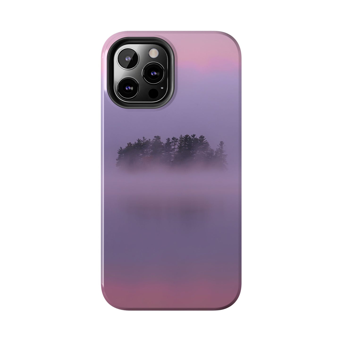 Impact Resistant Phone Case - Crisp Autumn Sunrise, Tupper Lake