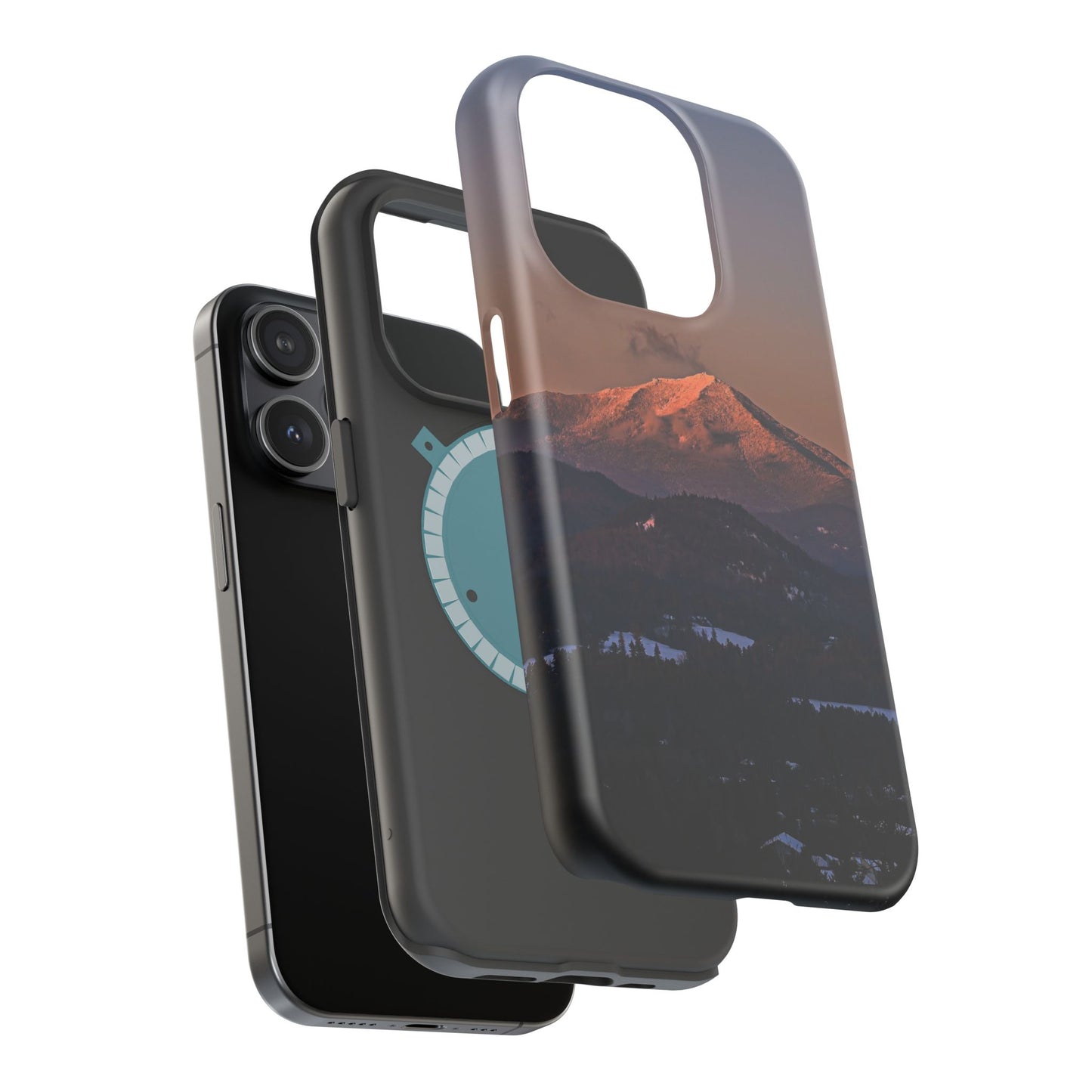 MagSafe Impact Resistant Phone Case - Sundown in a Mountain Town