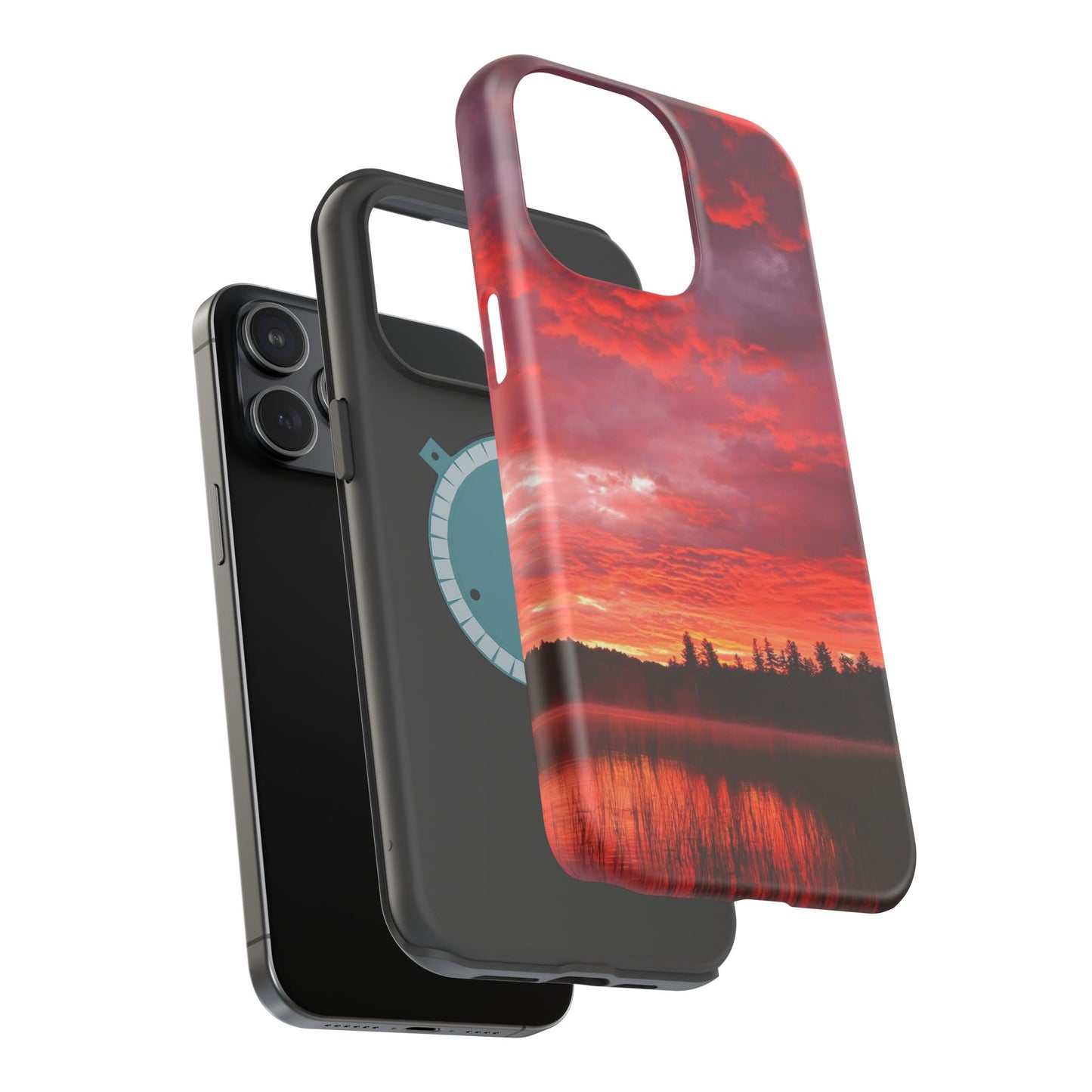 MagSafe Impact Resistant Phone Case - Fire in the Sky