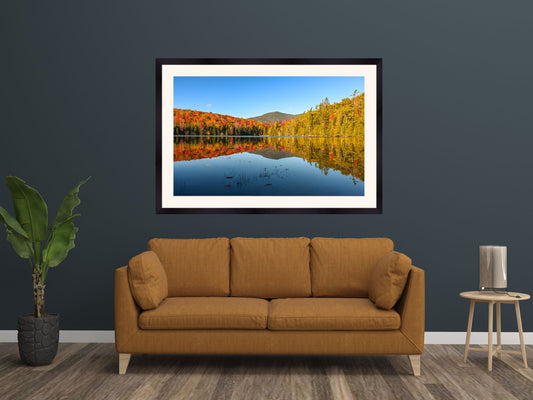 Autumn's Arrival at Heart Lake, Adirondack Mountains, New York