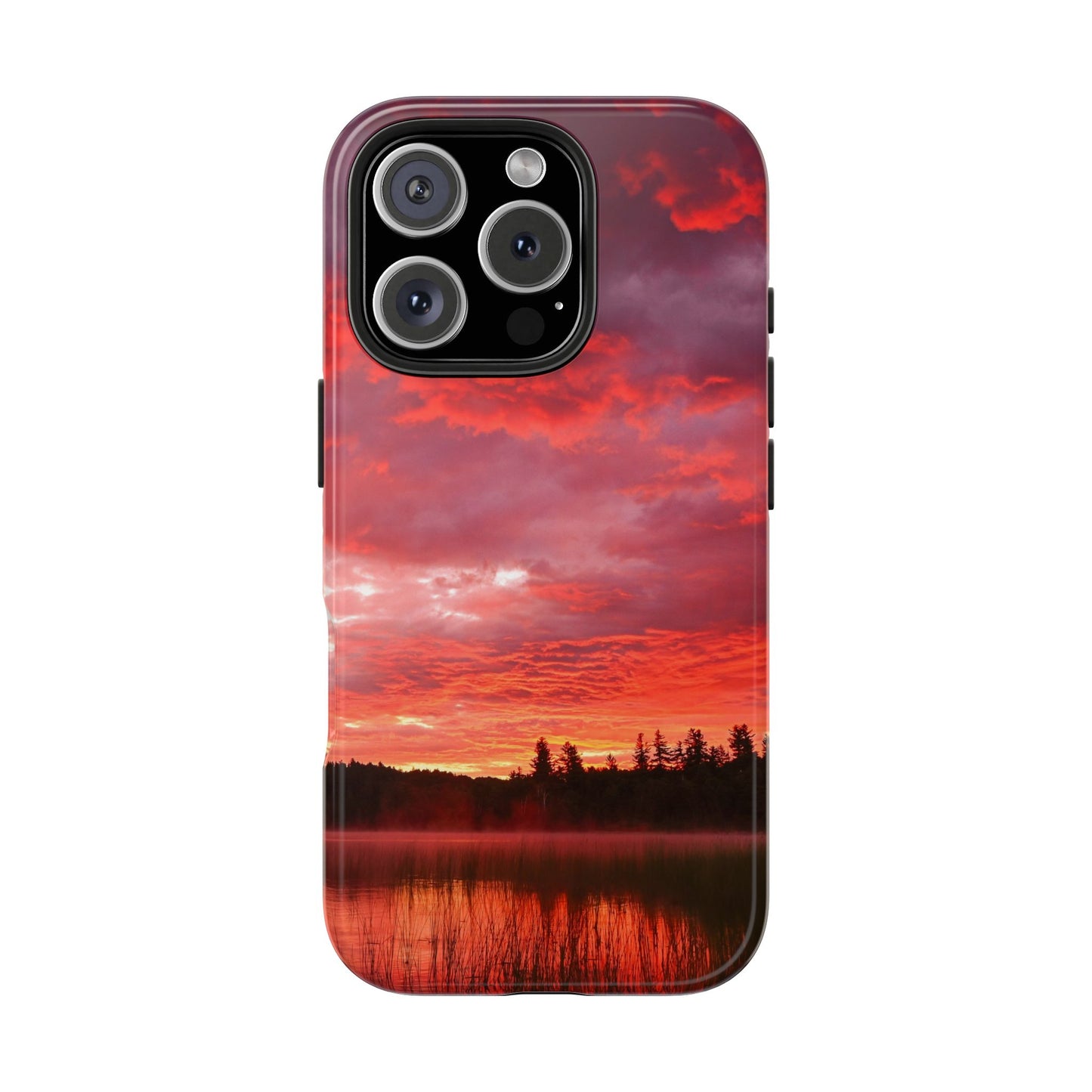 Impact Resistant Phone Case - Fire in the Sky