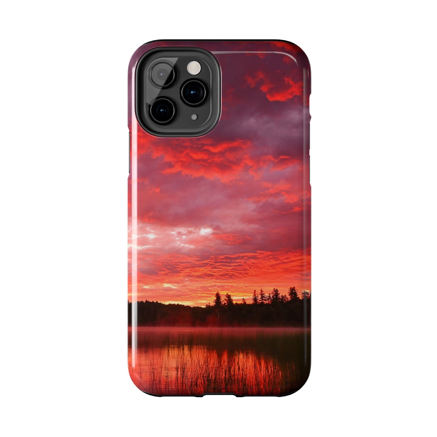 Impact Resistant Phone Case - Fire in the Sky