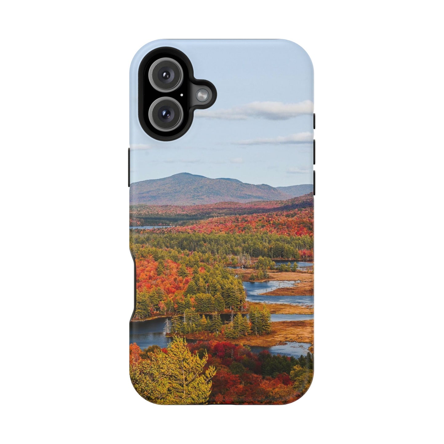 MagSafe Impact Resistant Phone Case - Mountains & Rivers Autumn