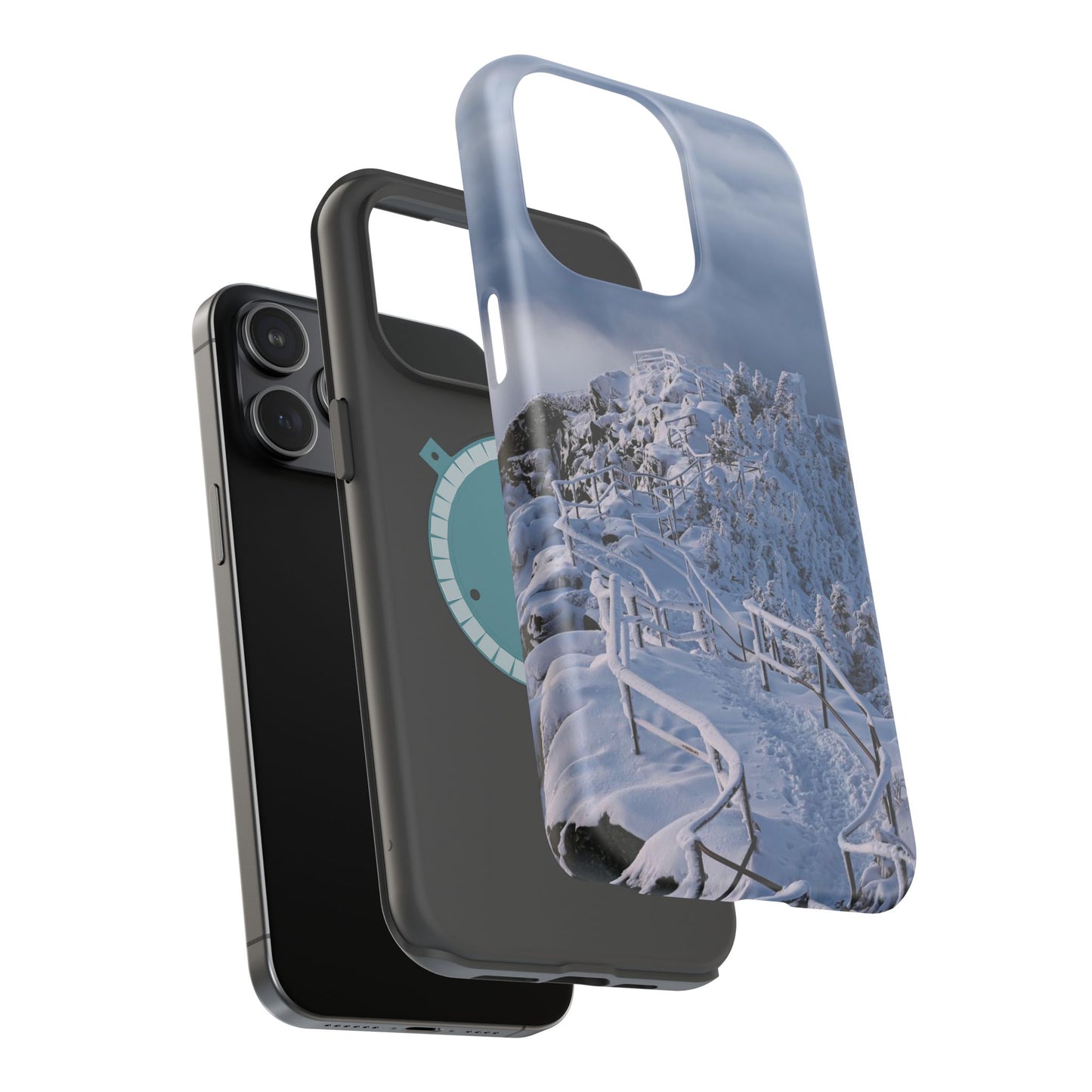 MagSafe Impact Resistant Phone Case - Whiteface Castle in the Clouds