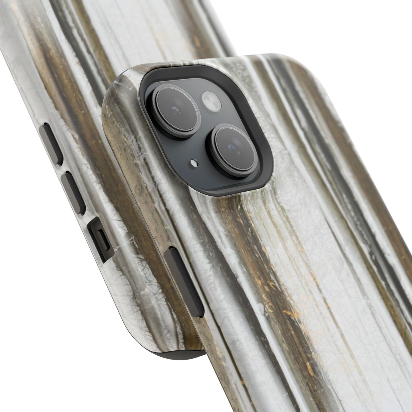 MagSafe Impact Resistant Phone Case - Abstract Winter Woods