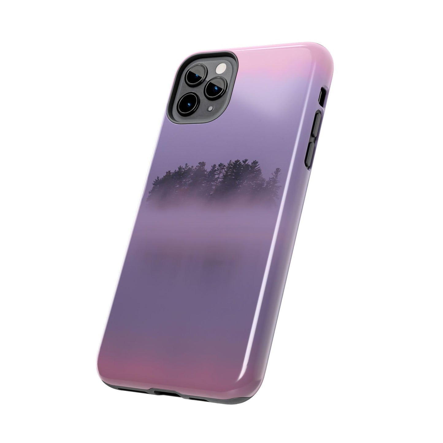 Impact Resistant Phone Case - Crisp Autumn Sunrise, Tupper Lake