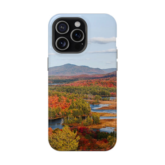 MagSafe Impact Resistant Phone Case - Mountains & Rivers Autumn