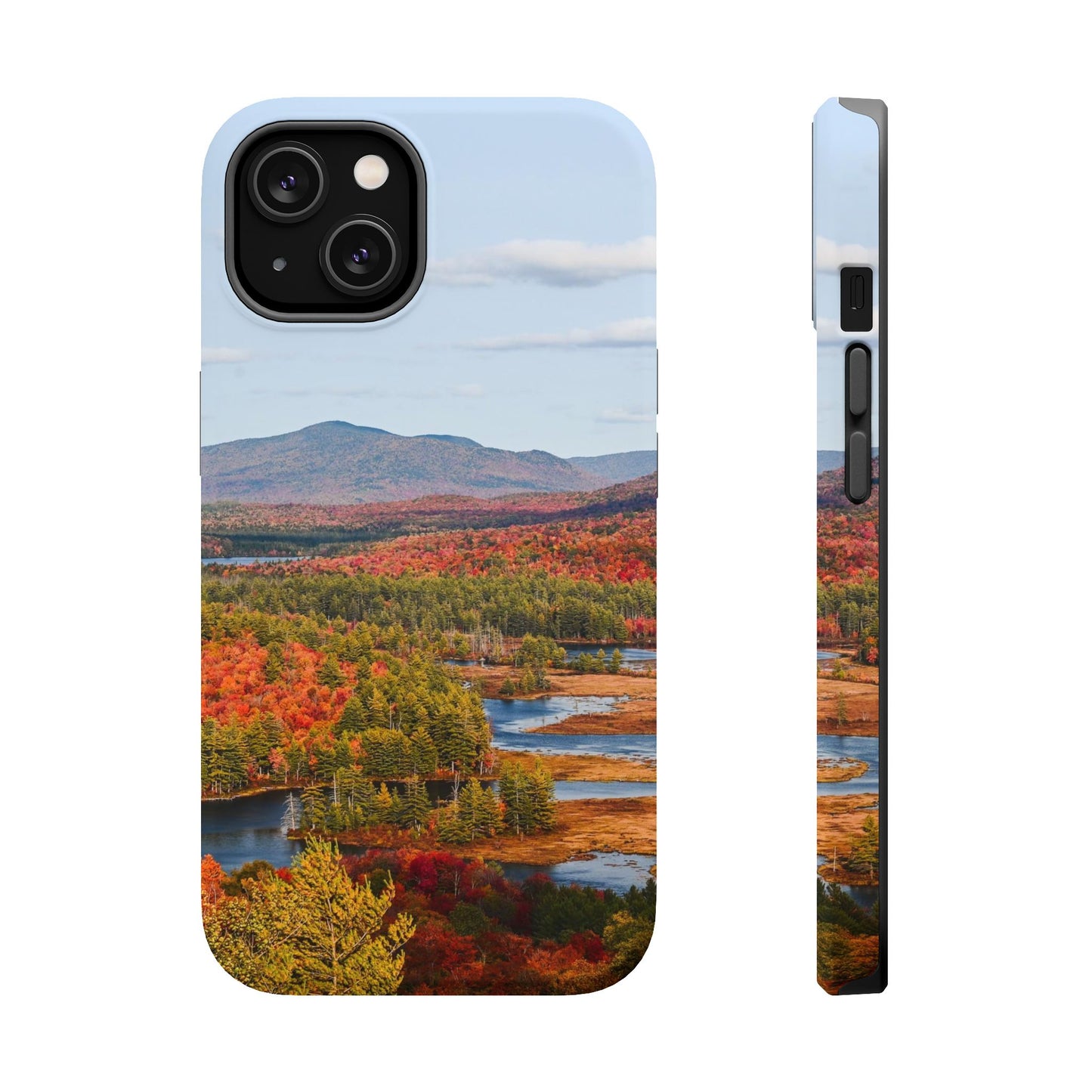 MagSafe Impact Resistant Phone Case - Mountains & Rivers Autumn