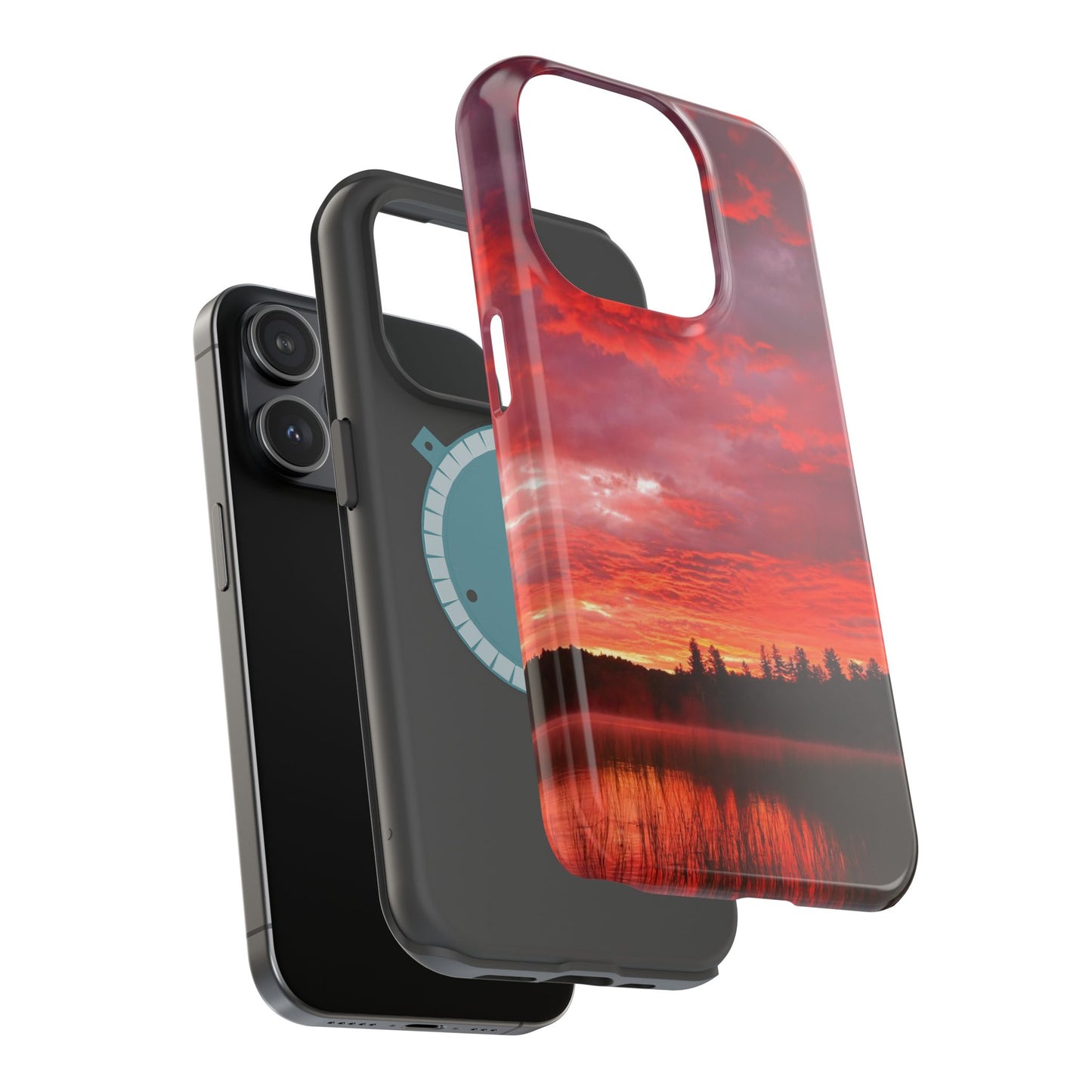 MagSafe Impact Resistant Phone Case - Fire in the Sky