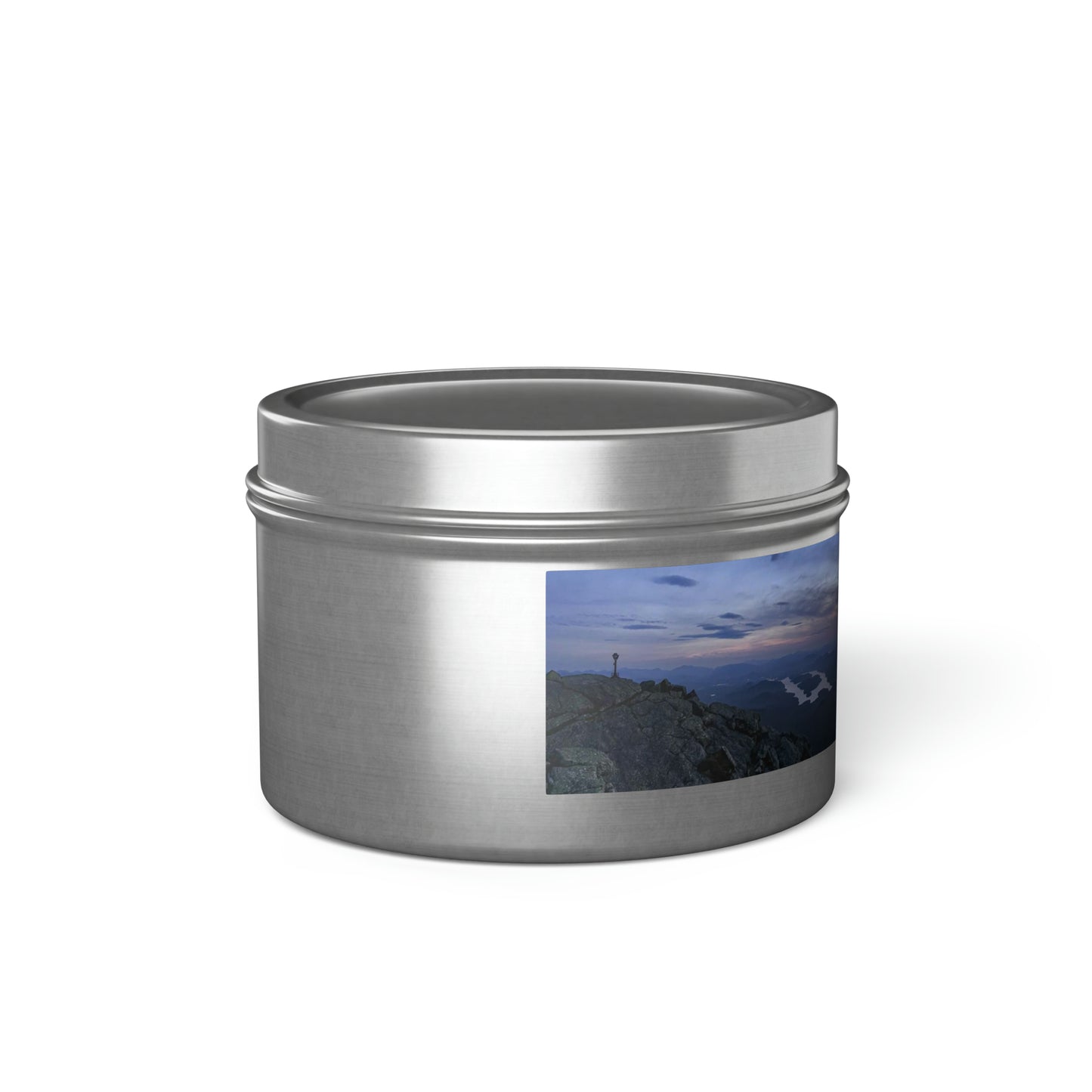 Whiteface Mountain Sunset - Tin Candle