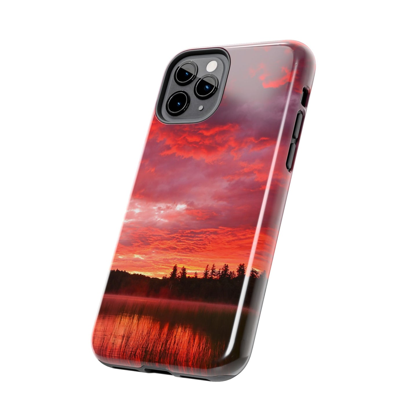 Impact Resistant Phone Case - Fire in the Sky