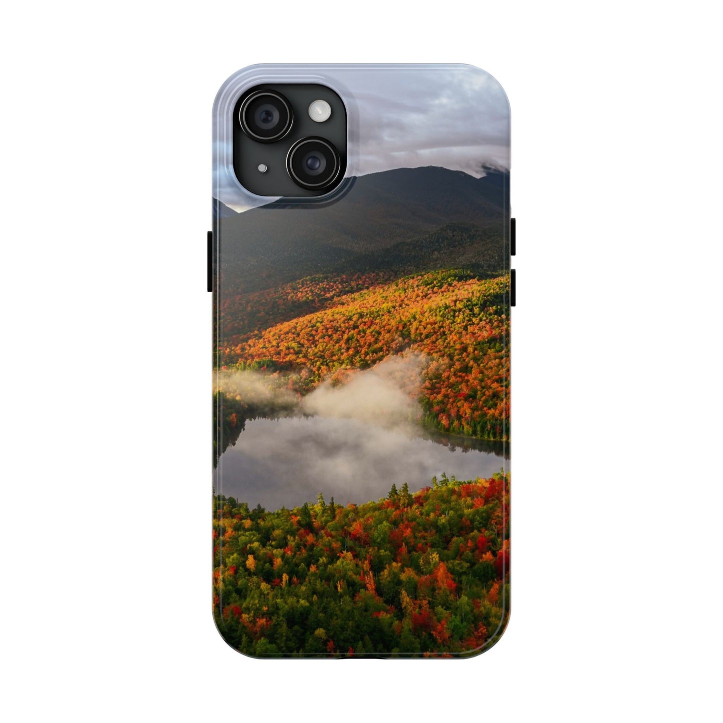 Impact Resistant Phone Case - Heart Lake Autumn