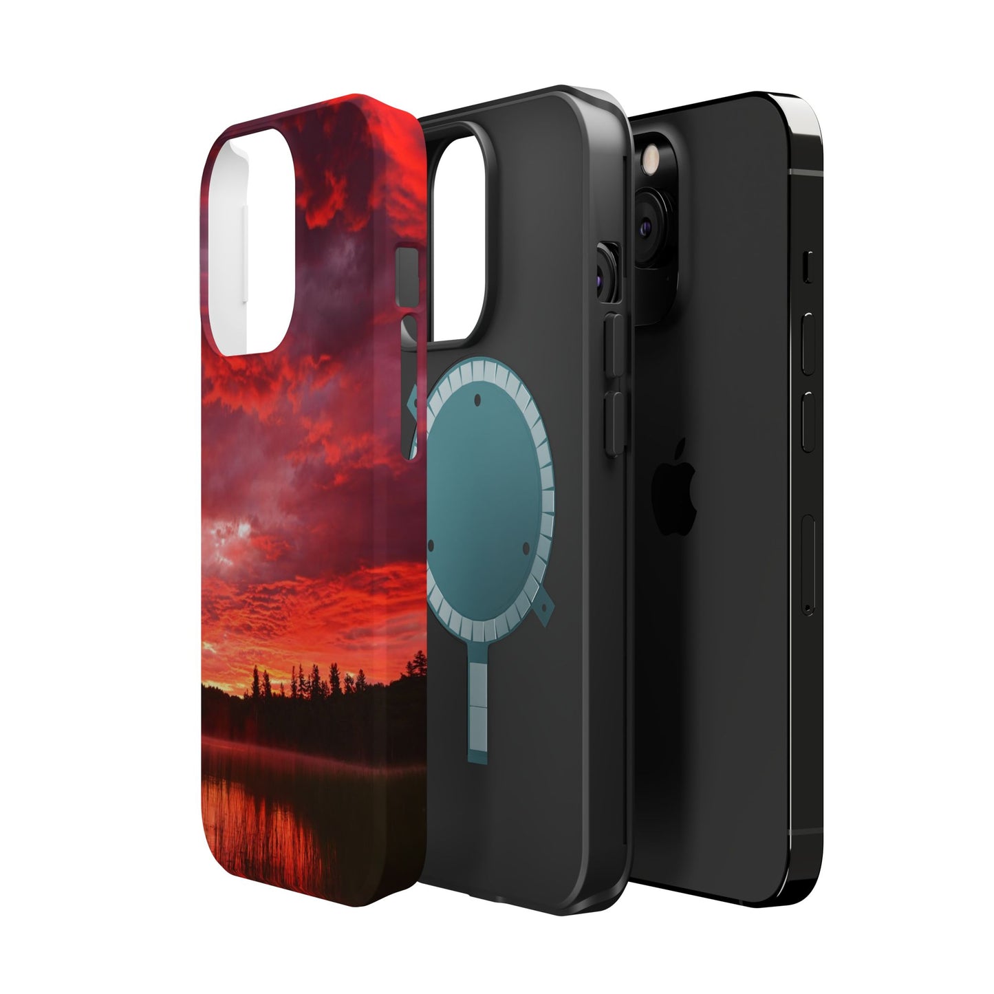 MagSafe Impact Resistant Phone Case - Fire in the Sky