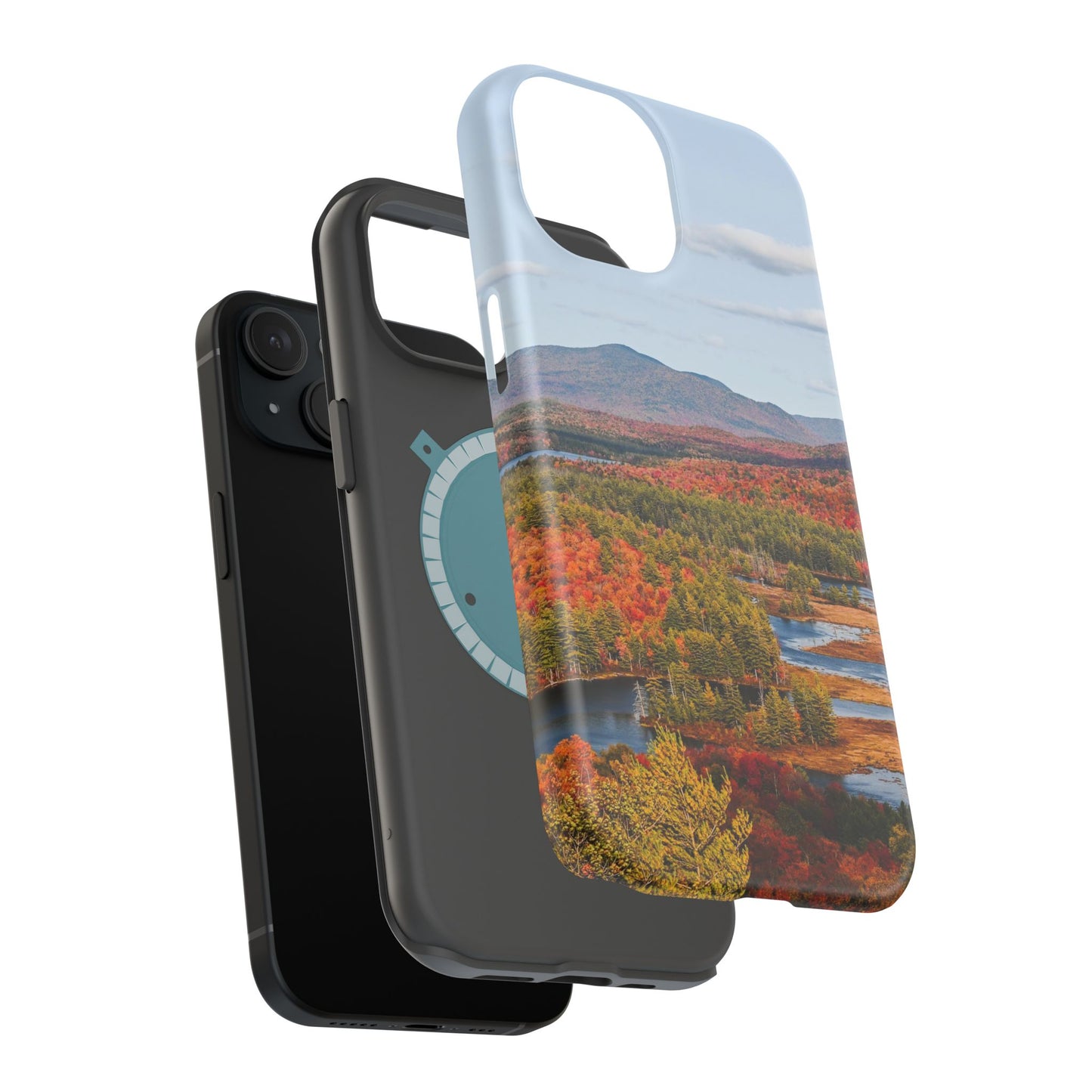 MagSafe Impact Resistant Phone Case - Mountains & Rivers Autumn