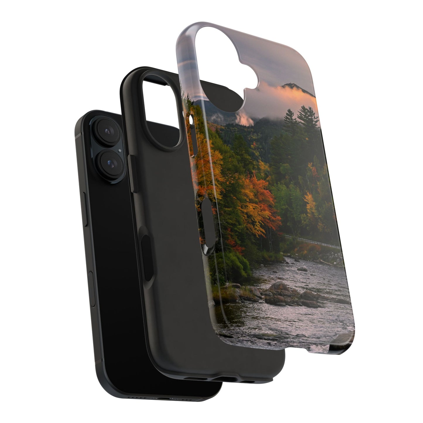 Impact Resistant Phone Case - Ausable Autumn Morning