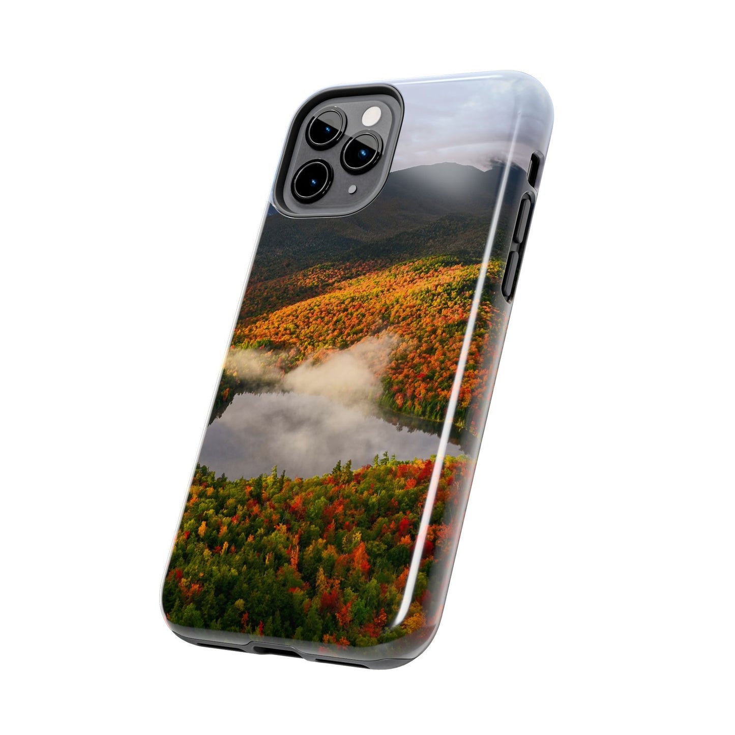 Impact Resistant Phone Case - Heart Lake Autumn