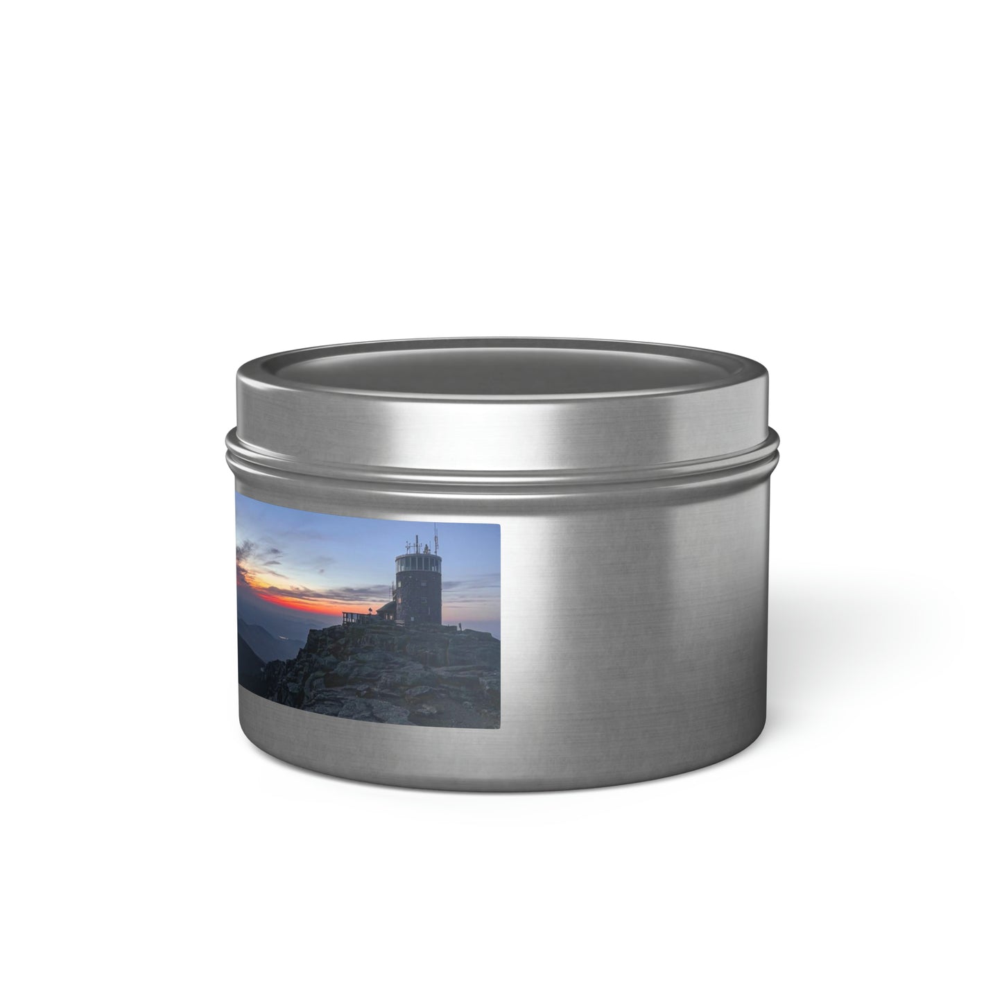 Whiteface Mountain Sunset - Tin Candle