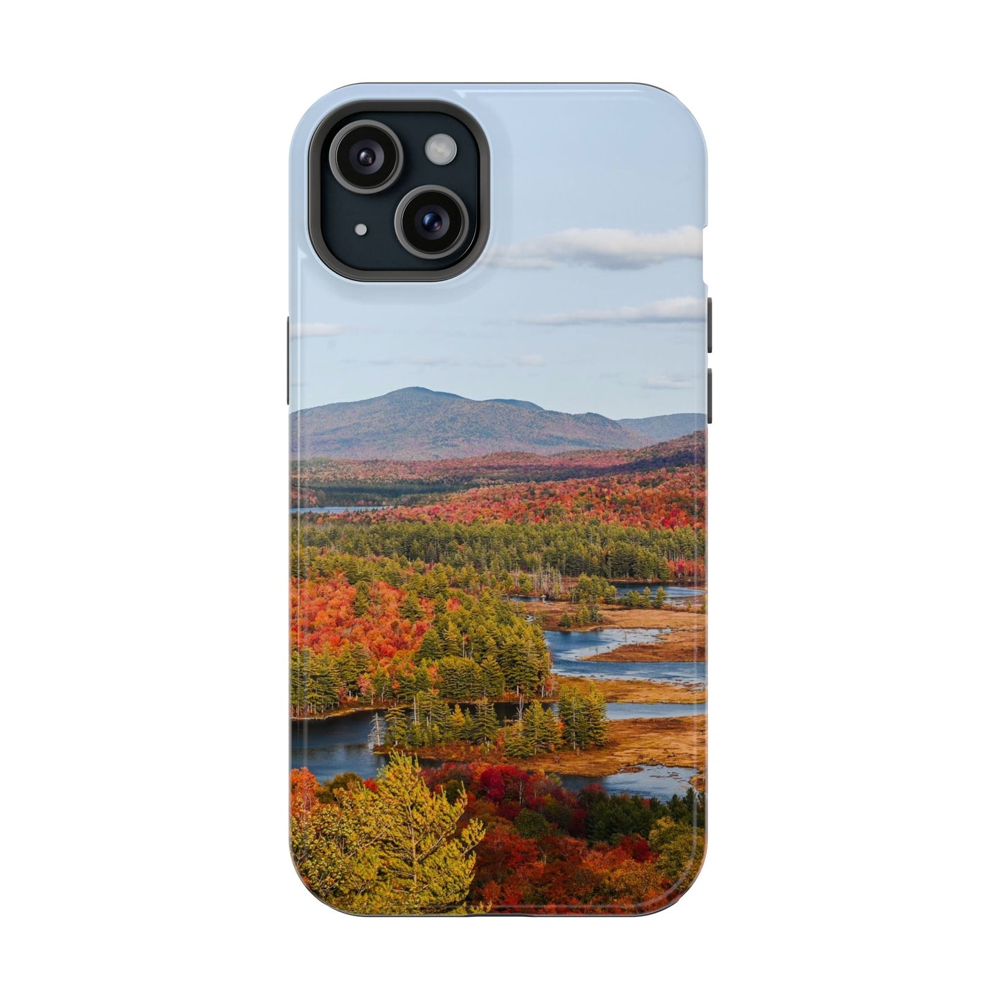 MagSafe Impact Resistant Phone Case - Mountains & Rivers Autumn