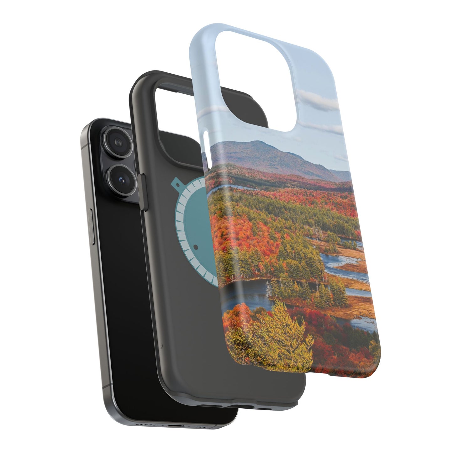 MagSafe Impact Resistant Phone Case - Mountains & Rivers Autumn