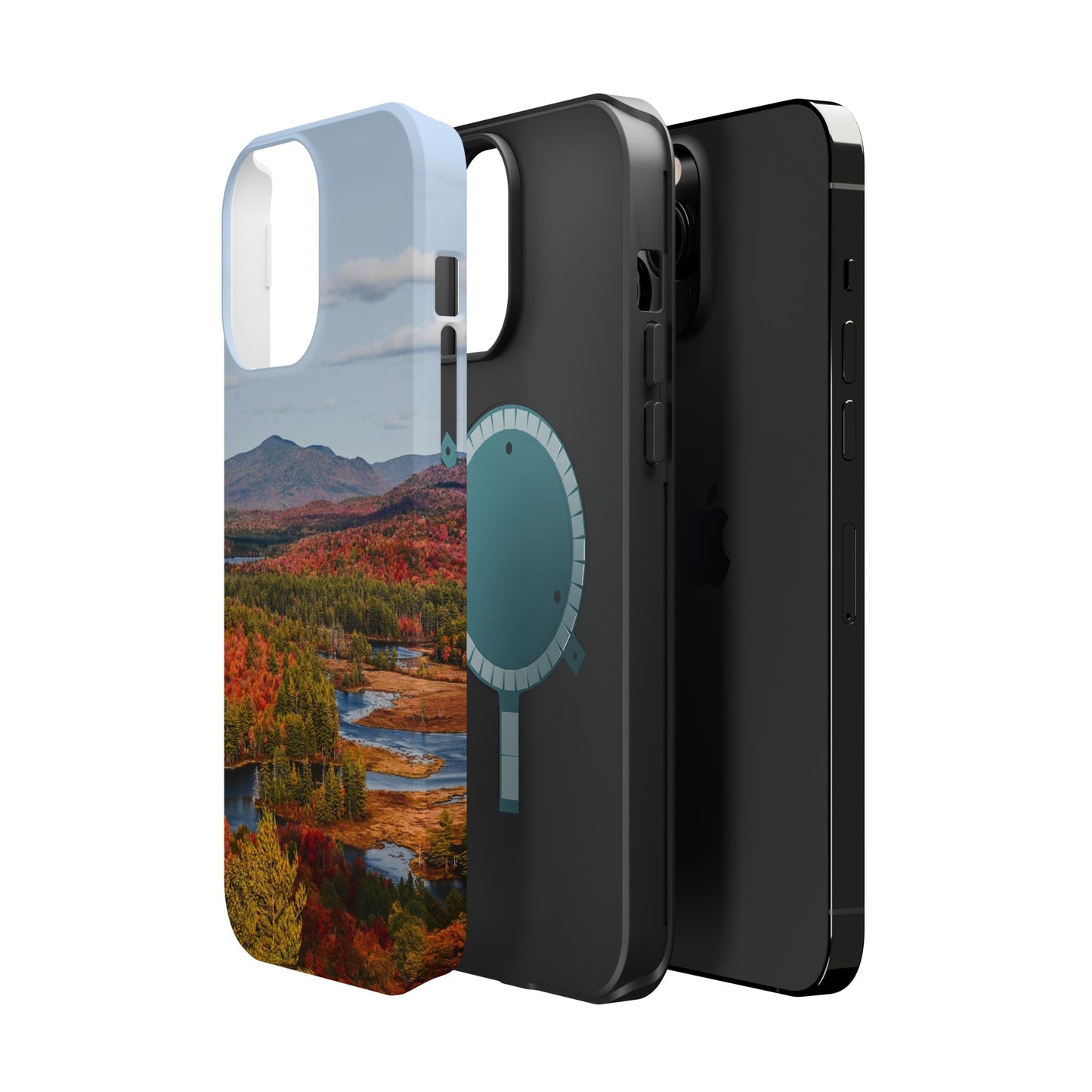 MagSafe Impact Resistant Phone Case - Mountains & Rivers Autumn