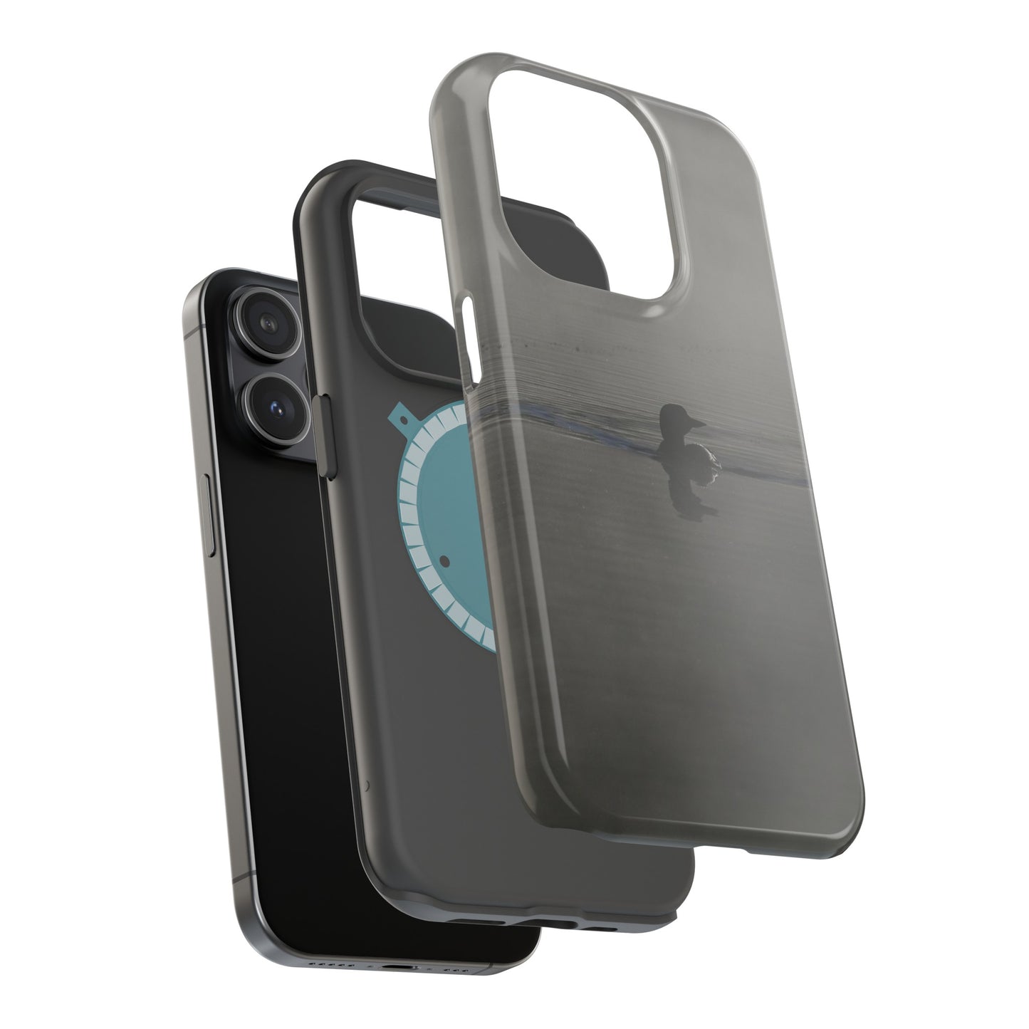 MagSafe Impact Resistant Phone Case - Loon in the Mist