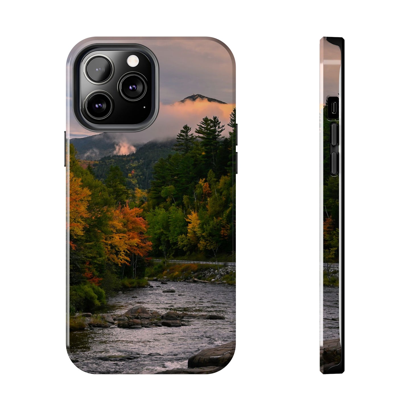 Impact Resistant Phone Case - Ausable Autumn Morning