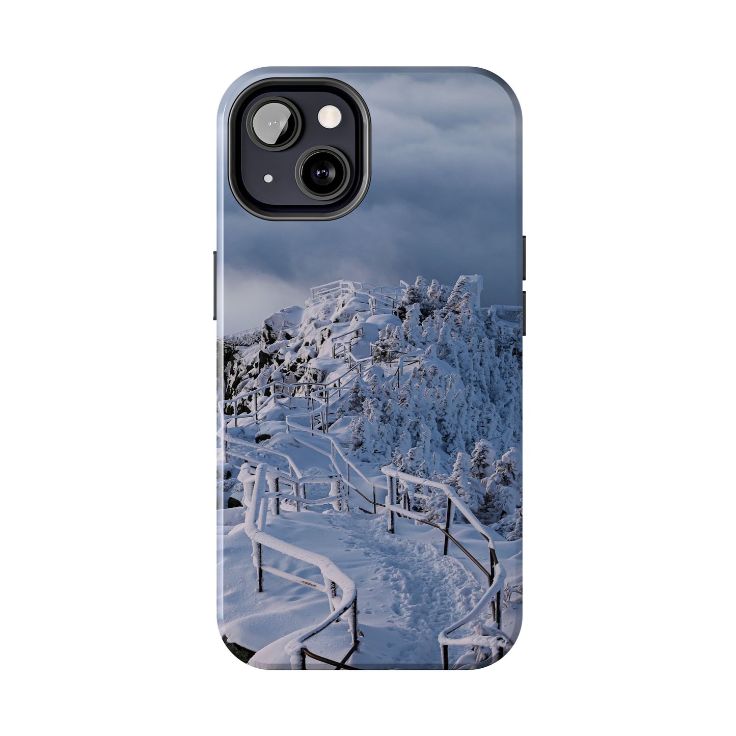 Impact Resistant Phone Case - Whiteface Castle in the Clouds