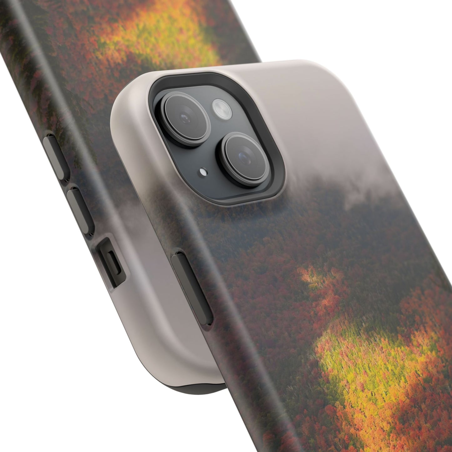 MagSafe Impact Resistant Phone Case - Adirondack Fall Fog & Foliage