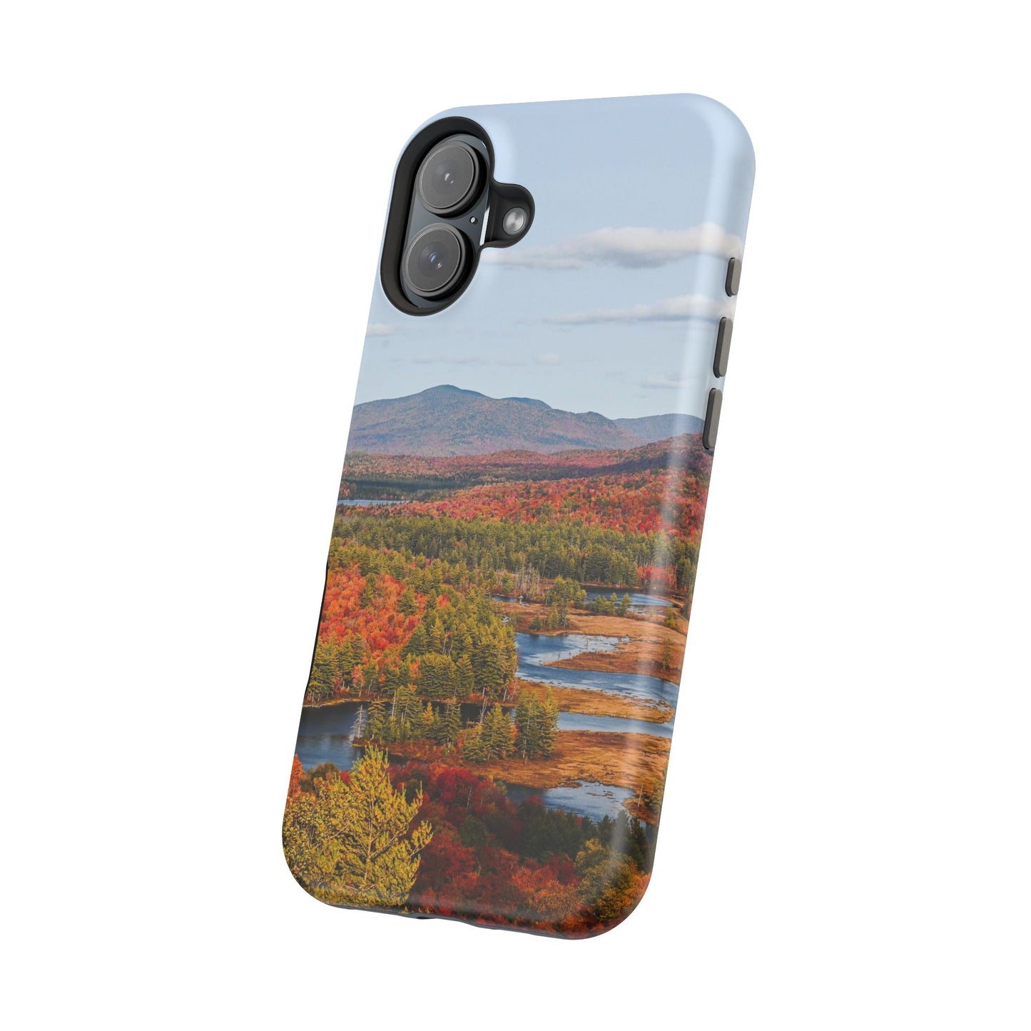 MagSafe Impact Resistant Phone Case - Mountains & Rivers Autumn