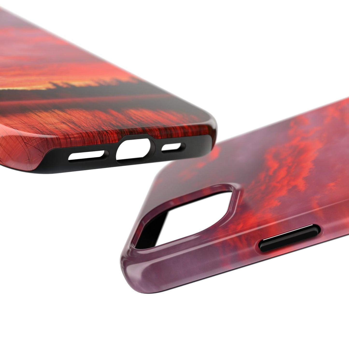 Impact Resistant Phone Case - Fire in the Sky