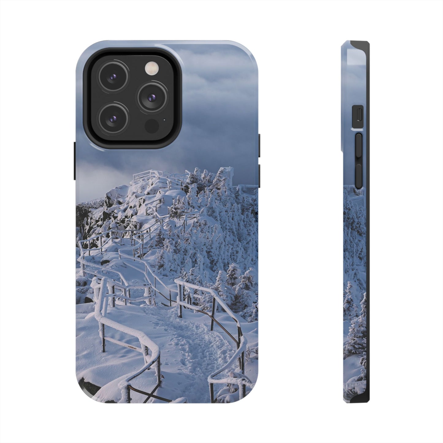 Impact Resistant Phone Case - Whiteface Castle in the Clouds