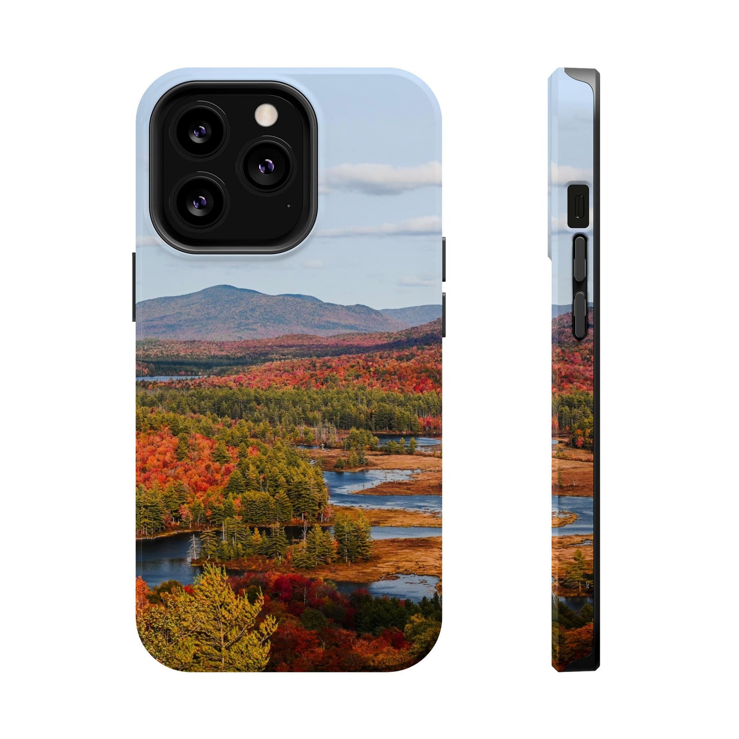 MagSafe Impact Resistant Phone Case - Mountains & Rivers Autumn