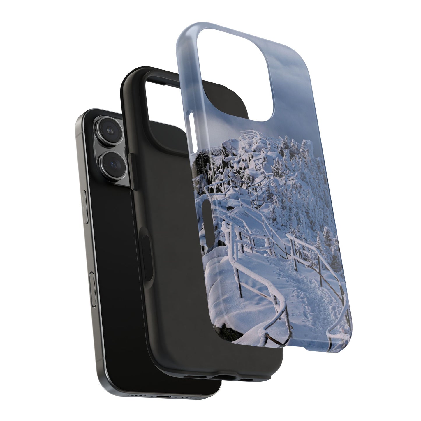 Impact Resistant Phone Case - Whiteface Castle in the Clouds