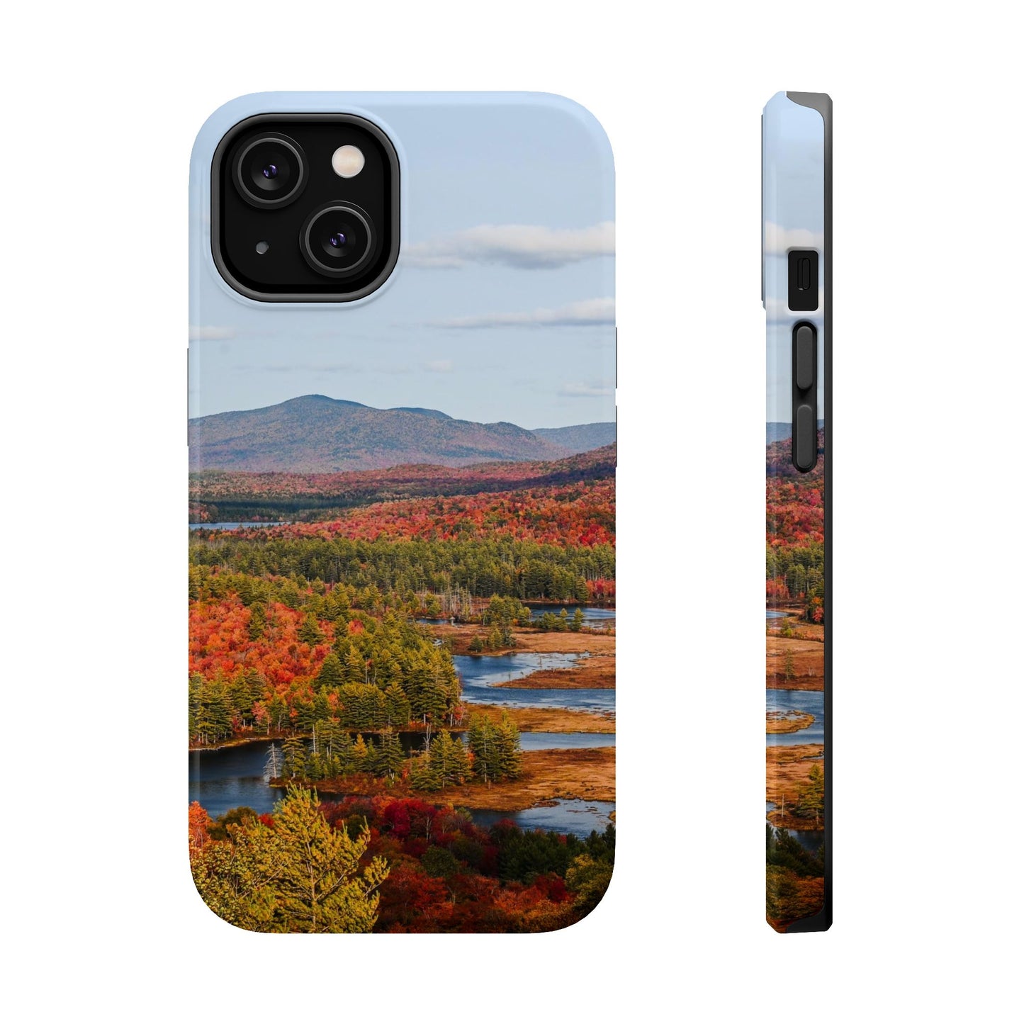 MagSafe Impact Resistant Phone Case - Mountains & Rivers Autumn