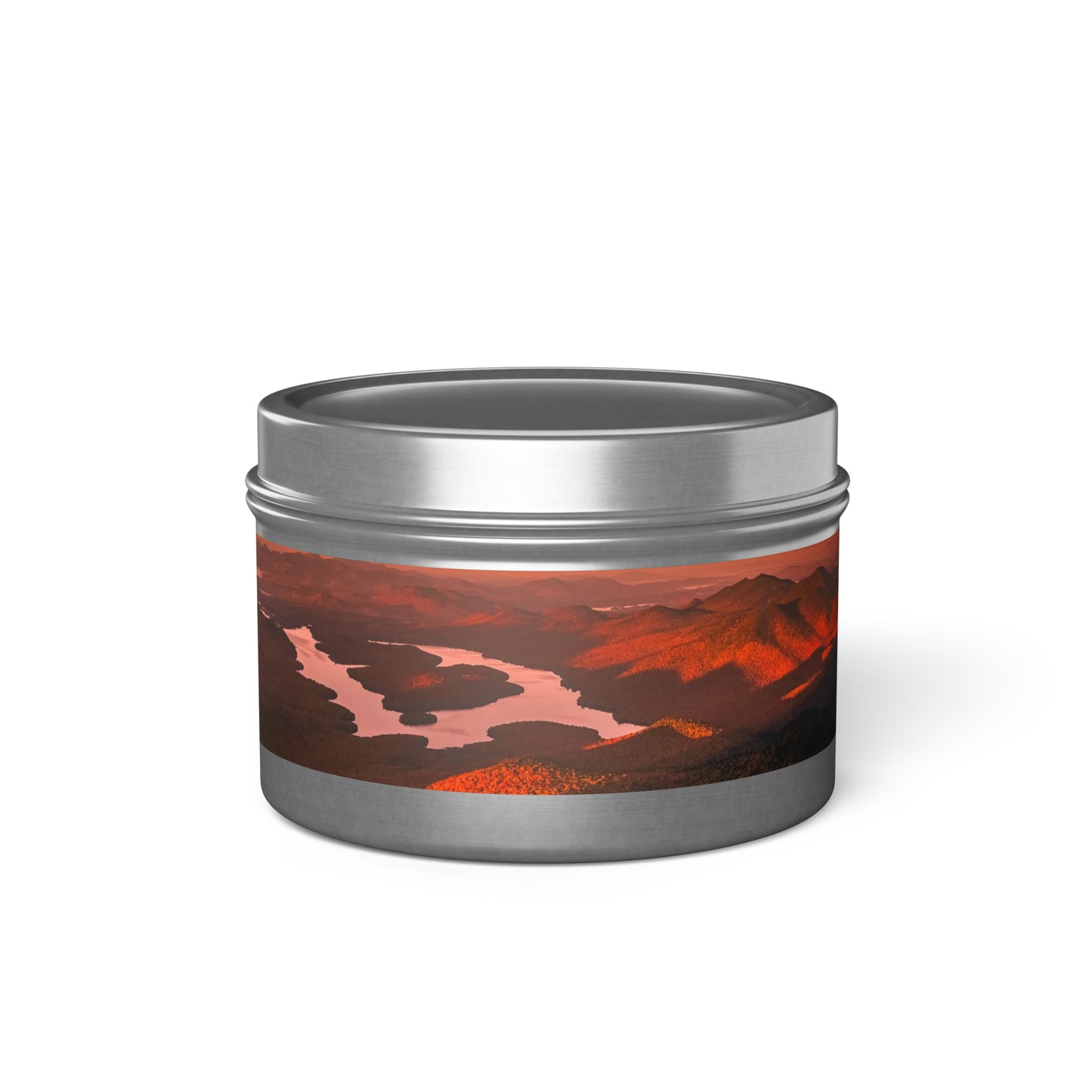 Lake Placid Autumn Alpenglow - Tin Candle