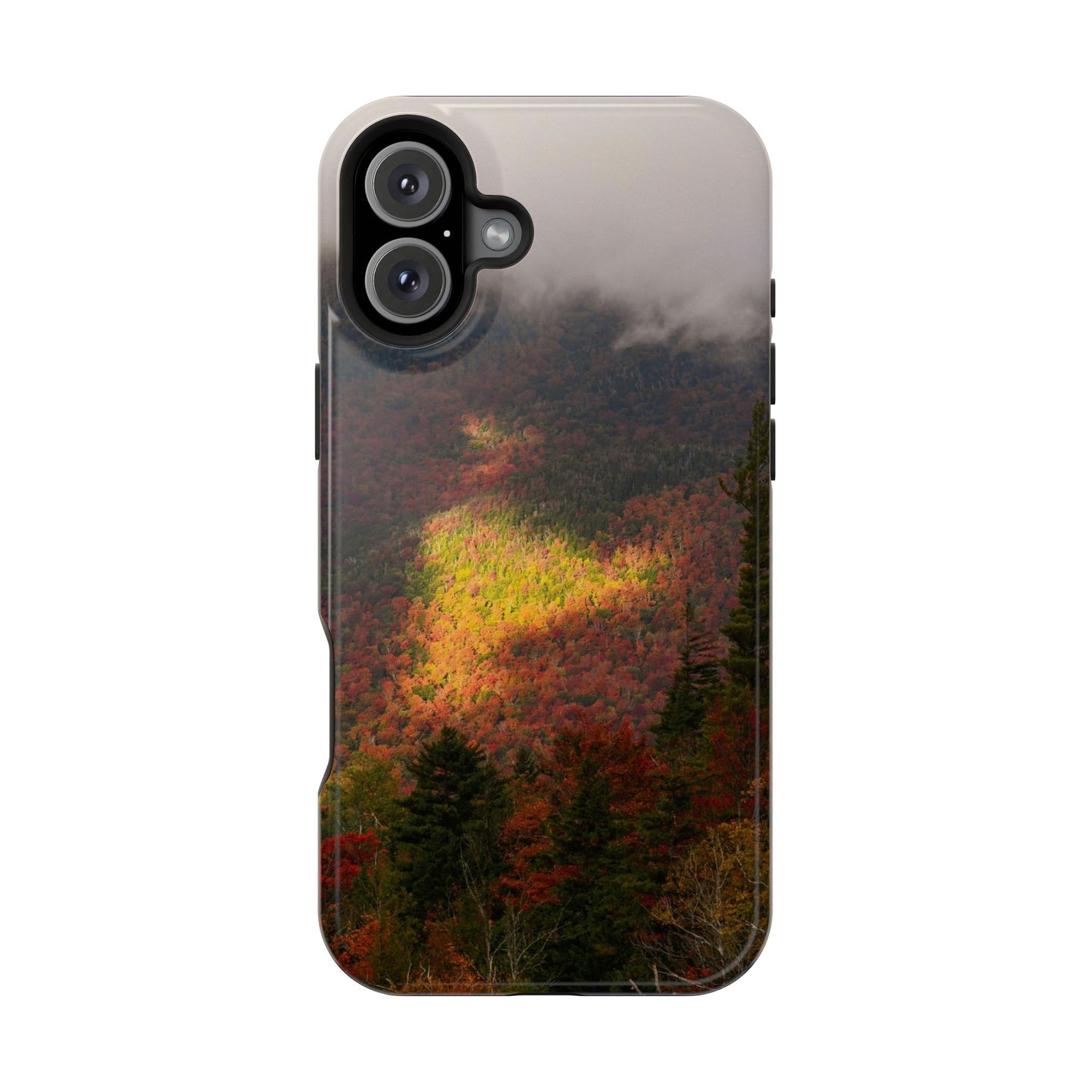 MagSafe Impact Resistant Phone Case - Adirondack Fall Fog & Foliage