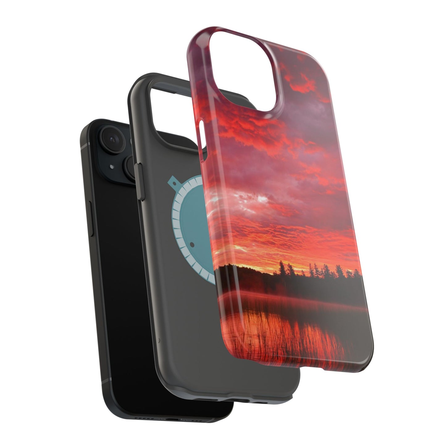 MagSafe Impact Resistant Phone Case - Fire in the Sky