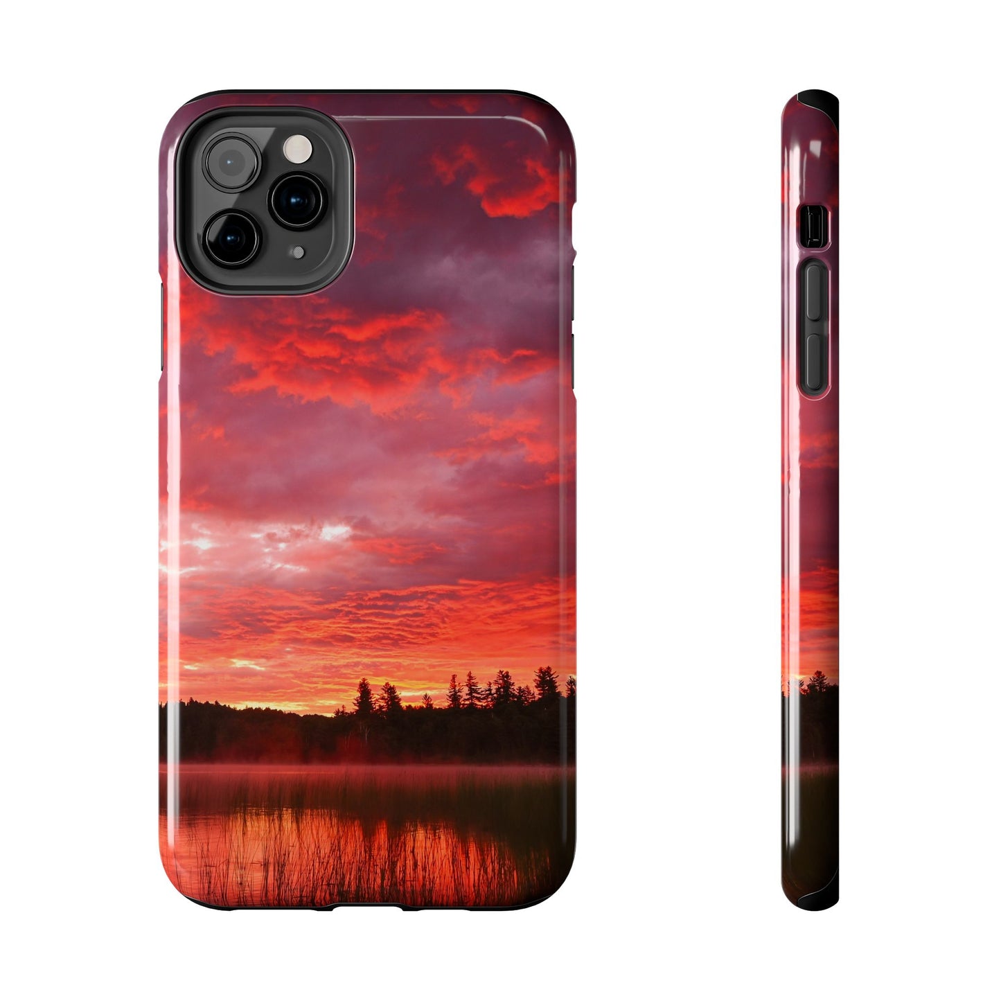 Impact Resistant Phone Case - Fire in the Sky