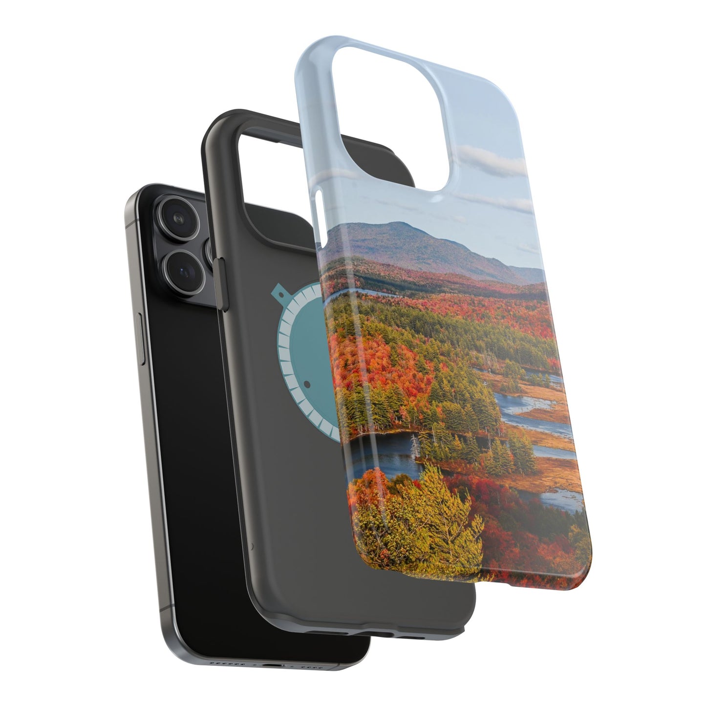 MagSafe Impact Resistant Phone Case - Mountains & Rivers Autumn