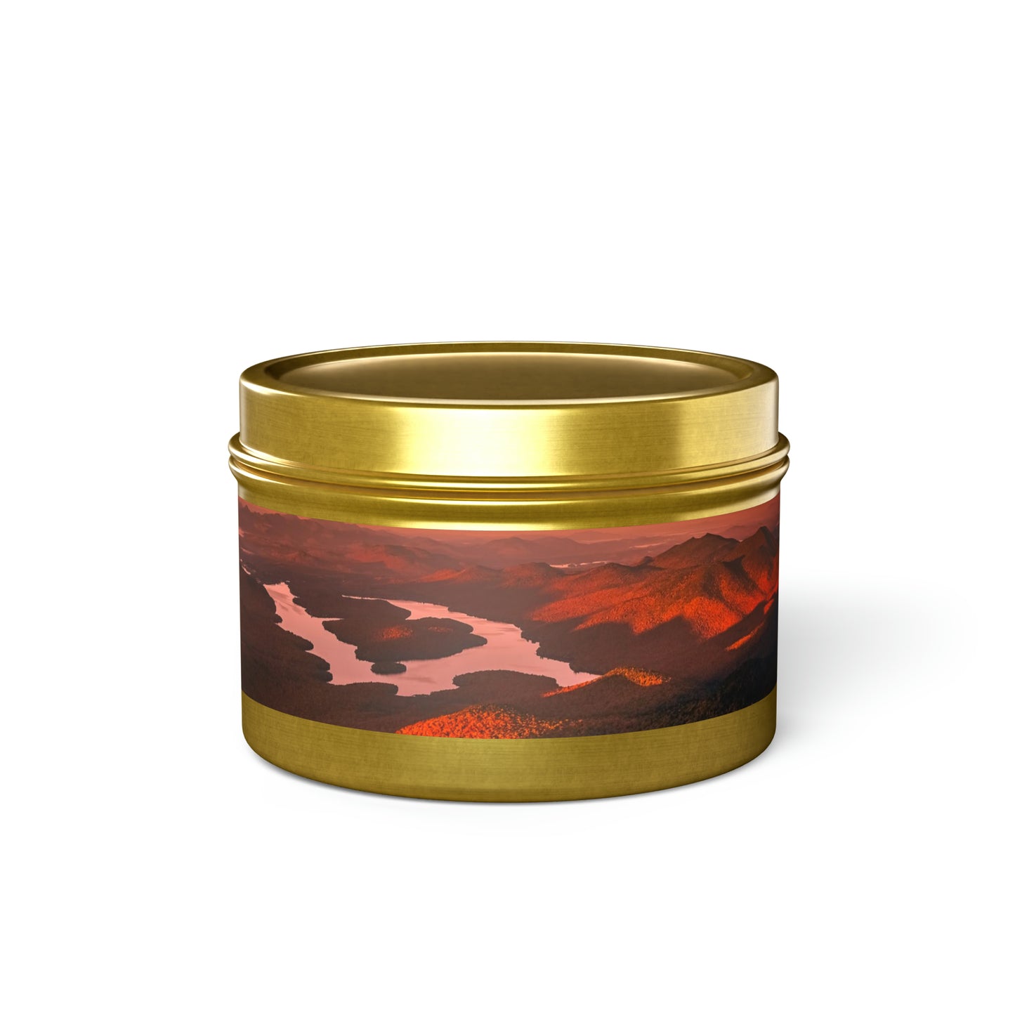 Lake Placid Autumn Alpenglow - Tin Candle