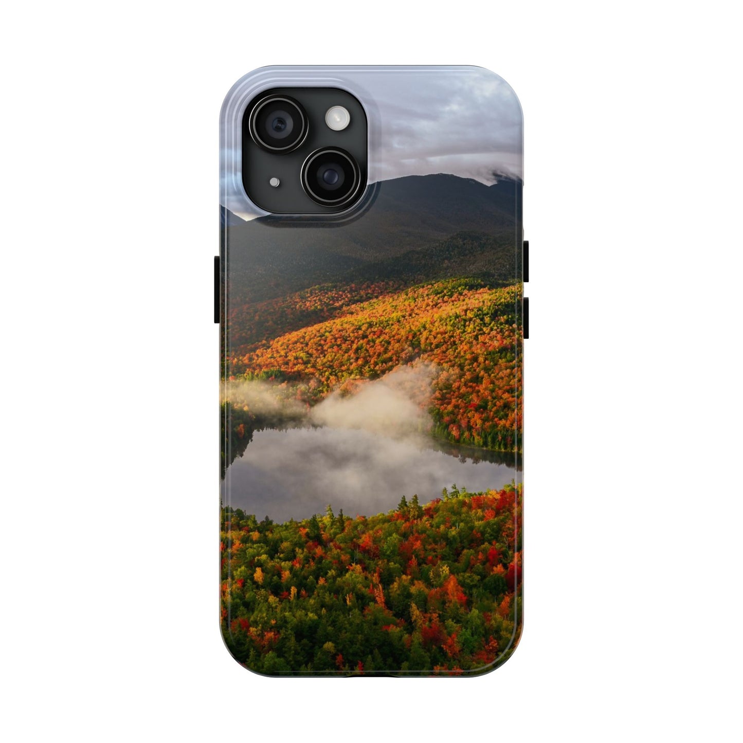 Impact Resistant Phone Case - Heart Lake Autumn