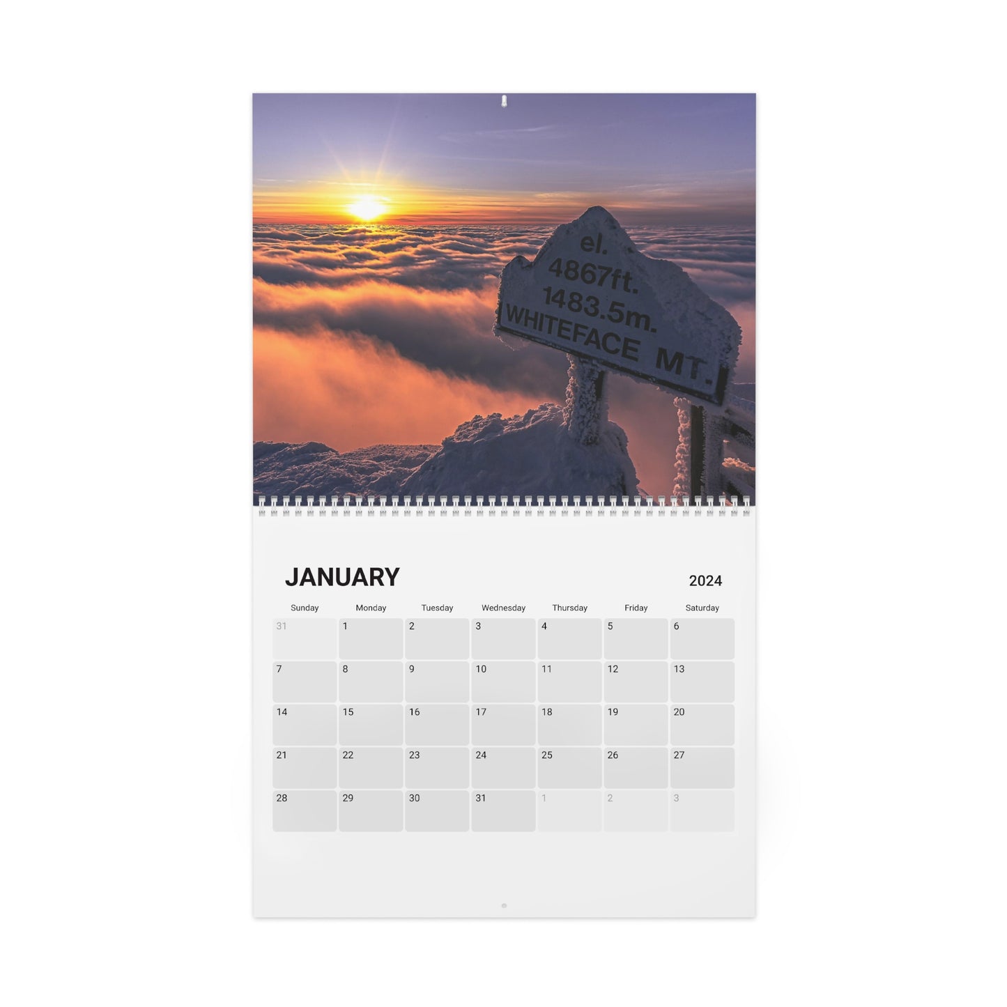 2024 Calendar - Adirondack Seasons