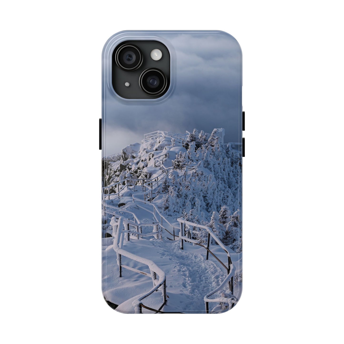 Impact Resistant Phone Case - Whiteface Castle in the Clouds