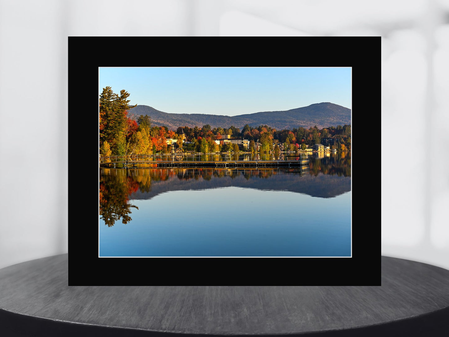 Fall Foliage Reflections on Mirror Lake' print